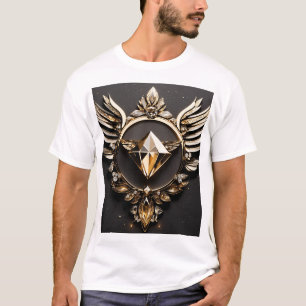 Craft an awe-inspiring t-shirt with crystal eagle