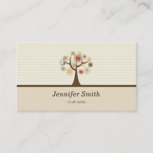 Craft Artist - Elegant Natural Theme Business Card