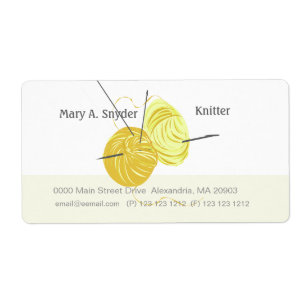 Craft Artist Knitter Yarn  Needles