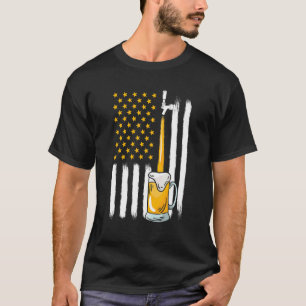 Craft Beer American Flag Brewery T-Shirt