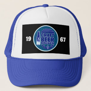 Craft Beer Brewer -1967 Blue Logo Trucker Hat