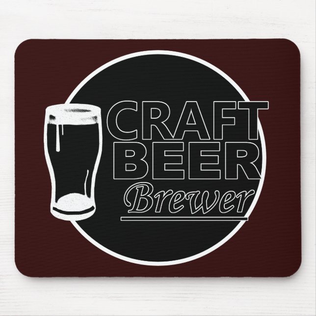 Craft Beer Brewer  Mouse Pad (Front)