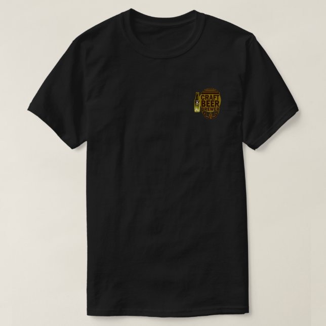 Craft Beer Brewer T-Shirt (Design Front)
