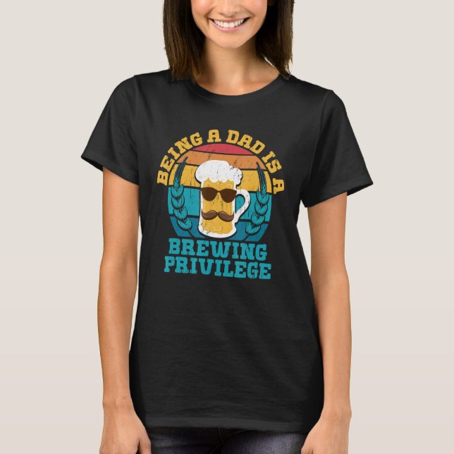 Craft Beer Brewing Dad Homebrew Craftsmen Alcohol  T-Shirt (Front)