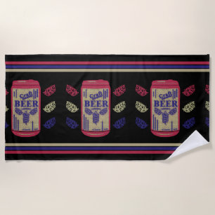 Craft Beer C Beach Towel