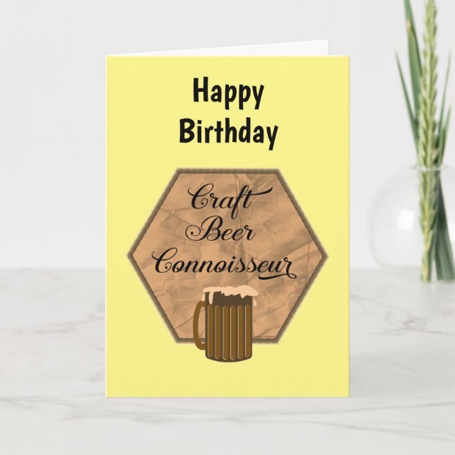 Craft Beer Connoisseur Card (Front)
