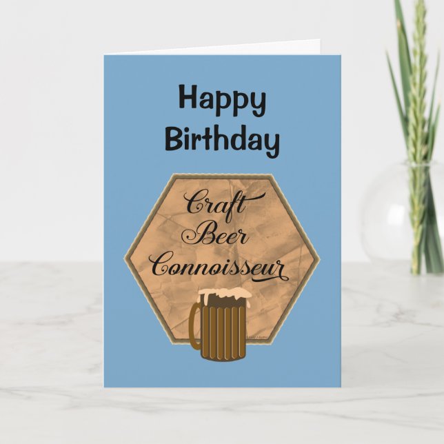 Craft Beer Connoisseur Card (Front)