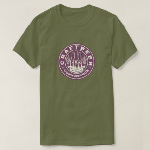 Craft Beer Connoisseur Lite Purple T-Shirt