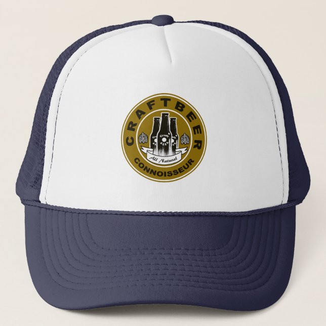 Craft Beer Connoisseur Trucker Hat (Front)