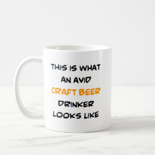 craft beer drinker, avid coffee mug