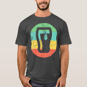 Craft Beer Drinker Retro Beer Glass T-Shirt