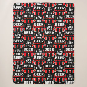 Craft Beer Drinkers Sherpa Blanket