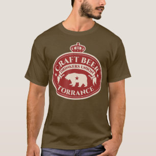 Craft Beer Drinkers Union - Torrance California T-Shirt