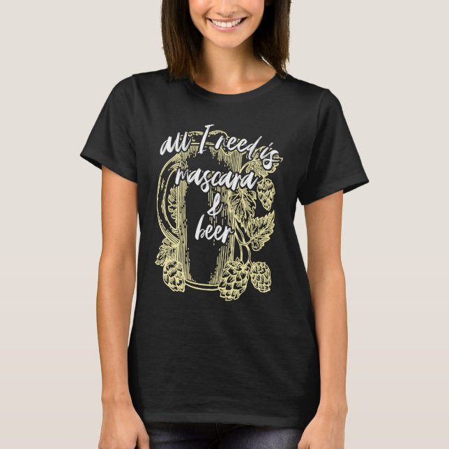 Craft Beer For Women T-Shirt (Front)