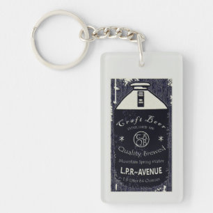 Craft Beer Growler  Key Ring