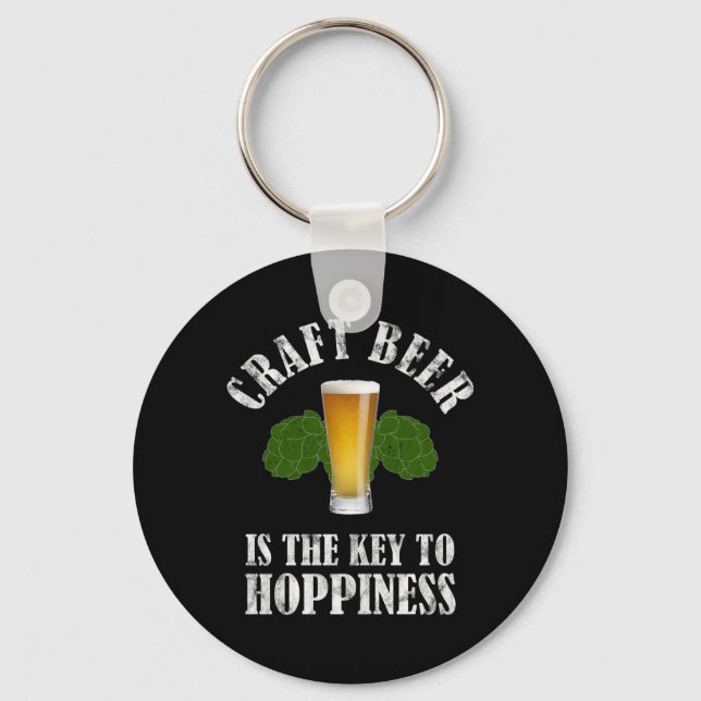 Craft Beer Is The Key To Hoppiness Ring (Front)