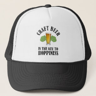 Craft Beer Is The Key To Hoppiness Trucker Hat