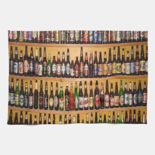 craft beer mens kitchen hand towel