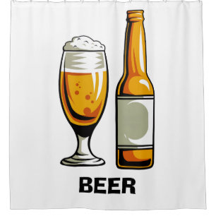 Craft Beer Shower Curtain