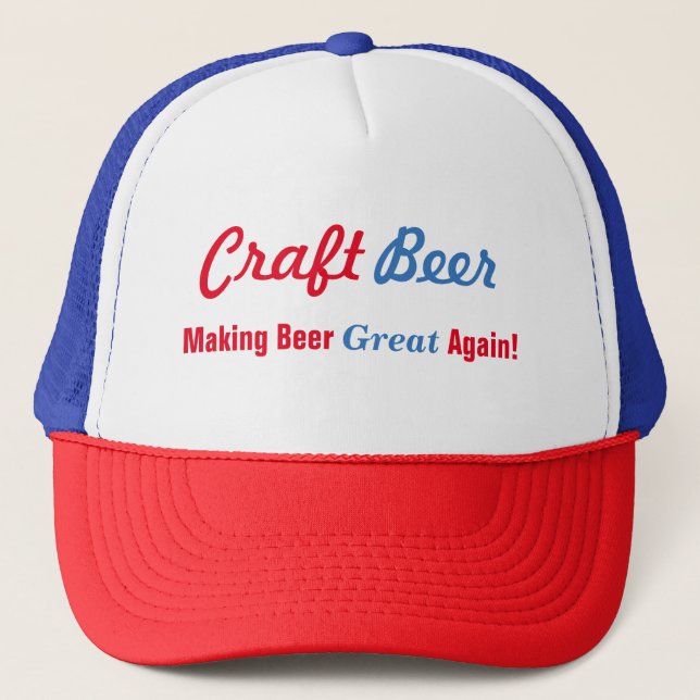Craft Beer Trucker Hat (Front)