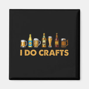 Craft Beer Vintage I Do Crafts Home Brewing Art Magnet