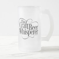 Craft Beer Whisperer Frosted Glass Beer Mug