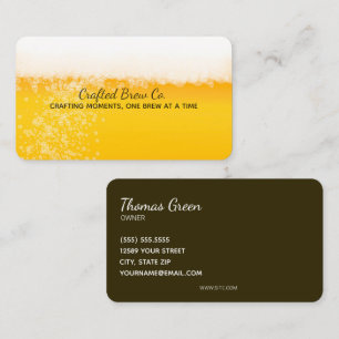 🍺🥨 Craft Brewery Business Card