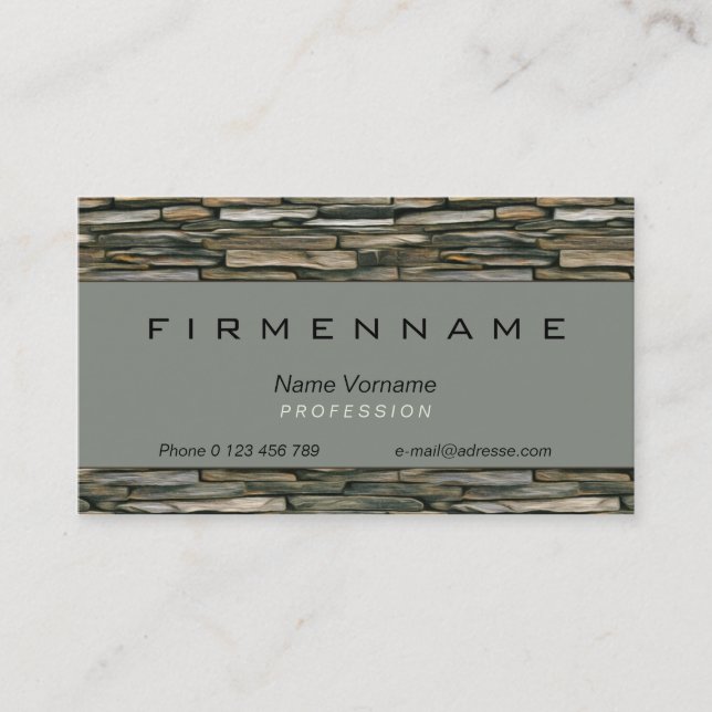 craft business card (Front)