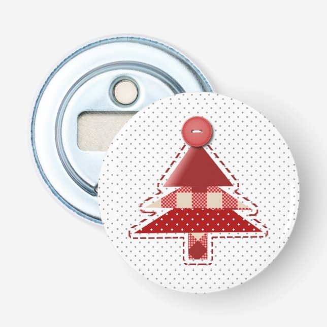 Craft Christmas tree Bottle Opener (Front)