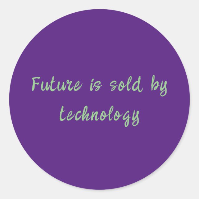 craft circle tag sticker (Front)