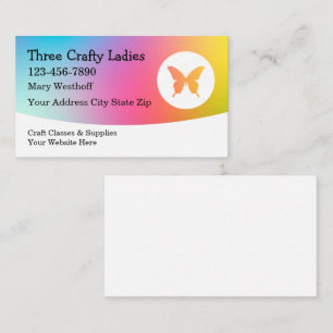 Craft Classes And Supplies  Business Card