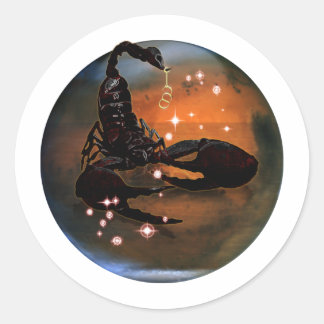 Craft Dungeon Zodiac - Scorpio Classic Round Sticker