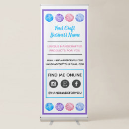 Craft Fair | Crochet & Knit Retractable Banner
