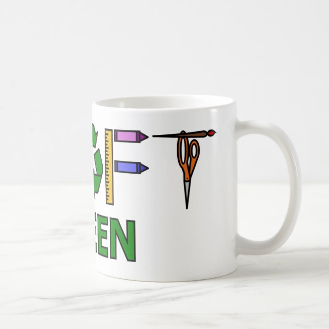 Craft Green Coffee Mug (Right)