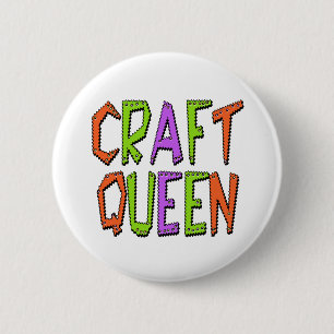 Craft Queen 6 Cm Round Badge