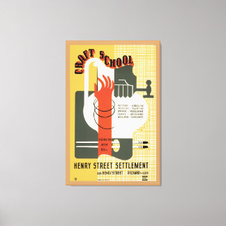 Craft School Canvas Print
