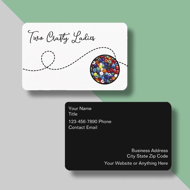 Craft Shop And Supplies Business Cards (Creator Uploaded)