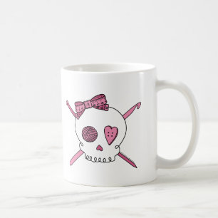 Craft Skull (Pink) Coffee Mug