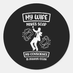 Craft Soap Soaper Classic Round Sticker
