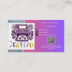 Craft Vinyl Business Card