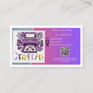 Craft Vinyl Business Card 