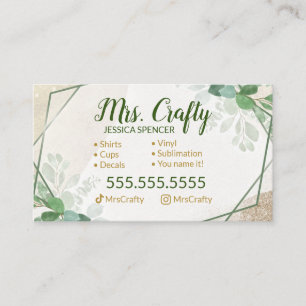 Craft Vinyl Business Card
