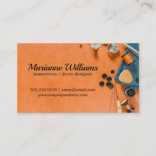 Craft Workshop   Seamstress Business Card