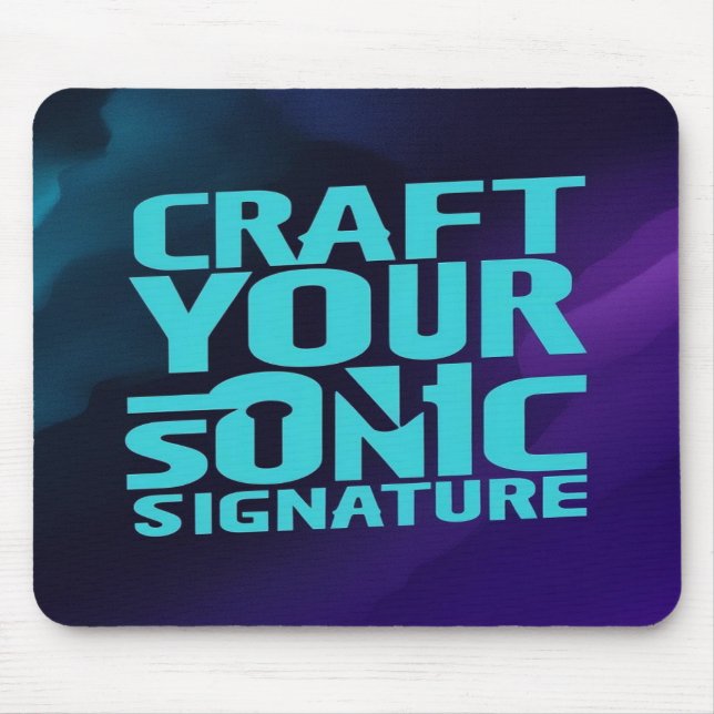 Craft Your Sonic Signature Mouse Mat (Front)