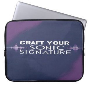 Craft Your Sonic Signature option 2 Laptop Sleeve