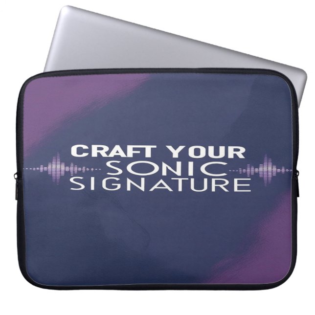 Craft Your Sonic Signature option 2 Laptop Sleeve (Front)