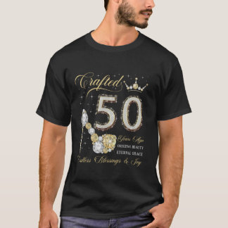 Crafted 50 Years Ago 50th Birthday 50 Years Old Wo T-Shirt