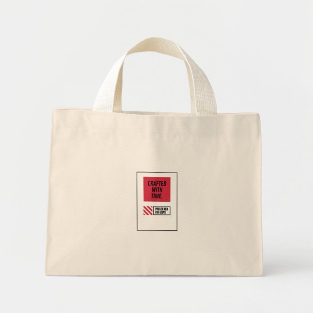  Crafted With Time Mini Tote (Front)