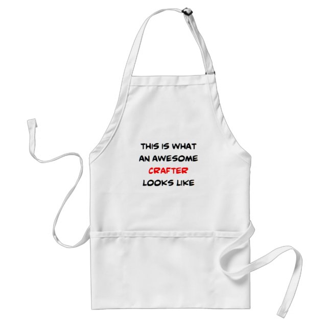 crafter, awesome standard apron (Front)