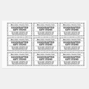 Crafter Product Name & Description on a Label